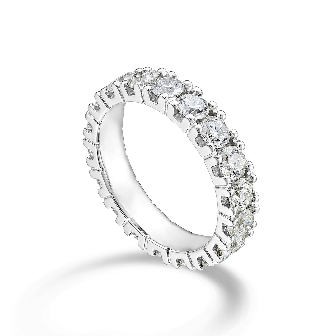 Golay linear white gold ring finger AETL022DI200B-23123110033