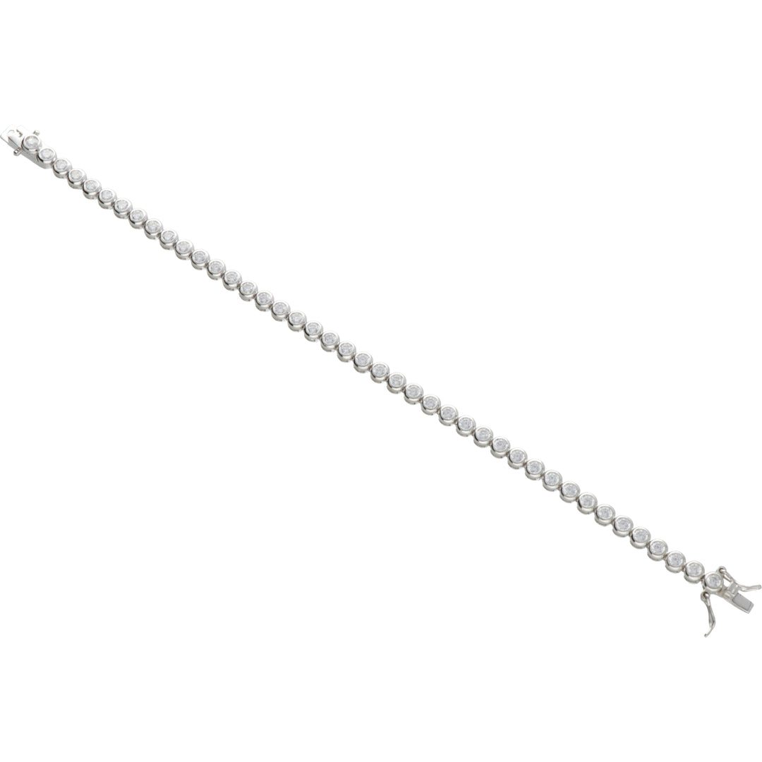 Nihama br ag925 edelsteen wit swarovski NB7431A4BIANCO0