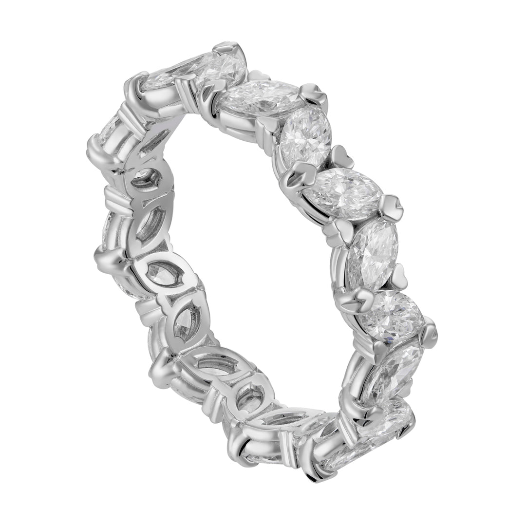 Golay ring with marquise cut diamonds AET061DI-18193110060