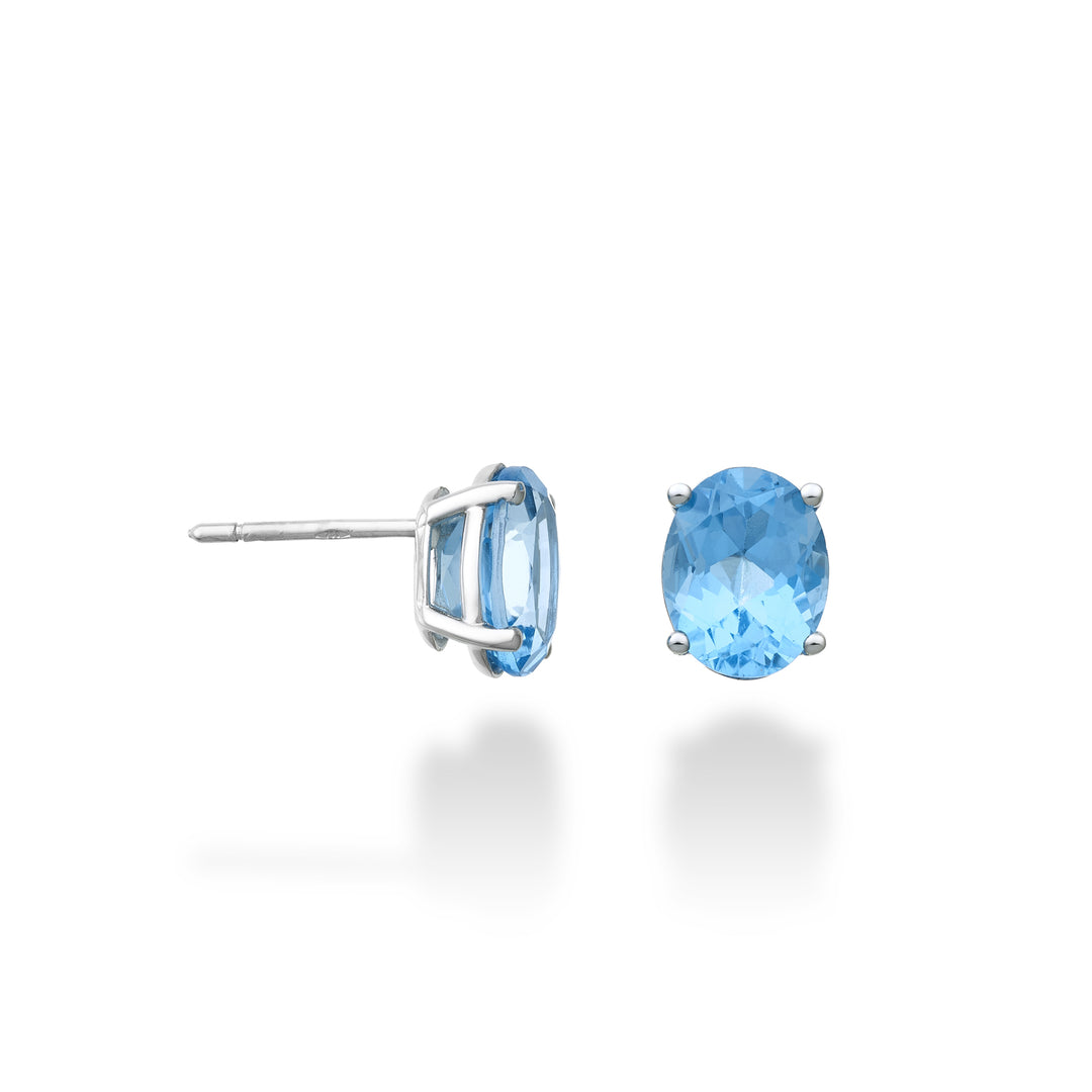 Mikiko oder 18k ovaler Schweizer Topas 9x7 ct.4,20 MO5123O4TPAZ