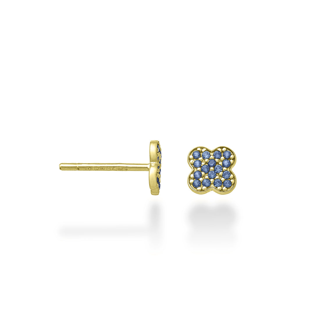 Nihama oder 18 Karat vierblättriges Kleeblatt-Saphir, 0,24 ct Gelbgold NO5145O1ZFR