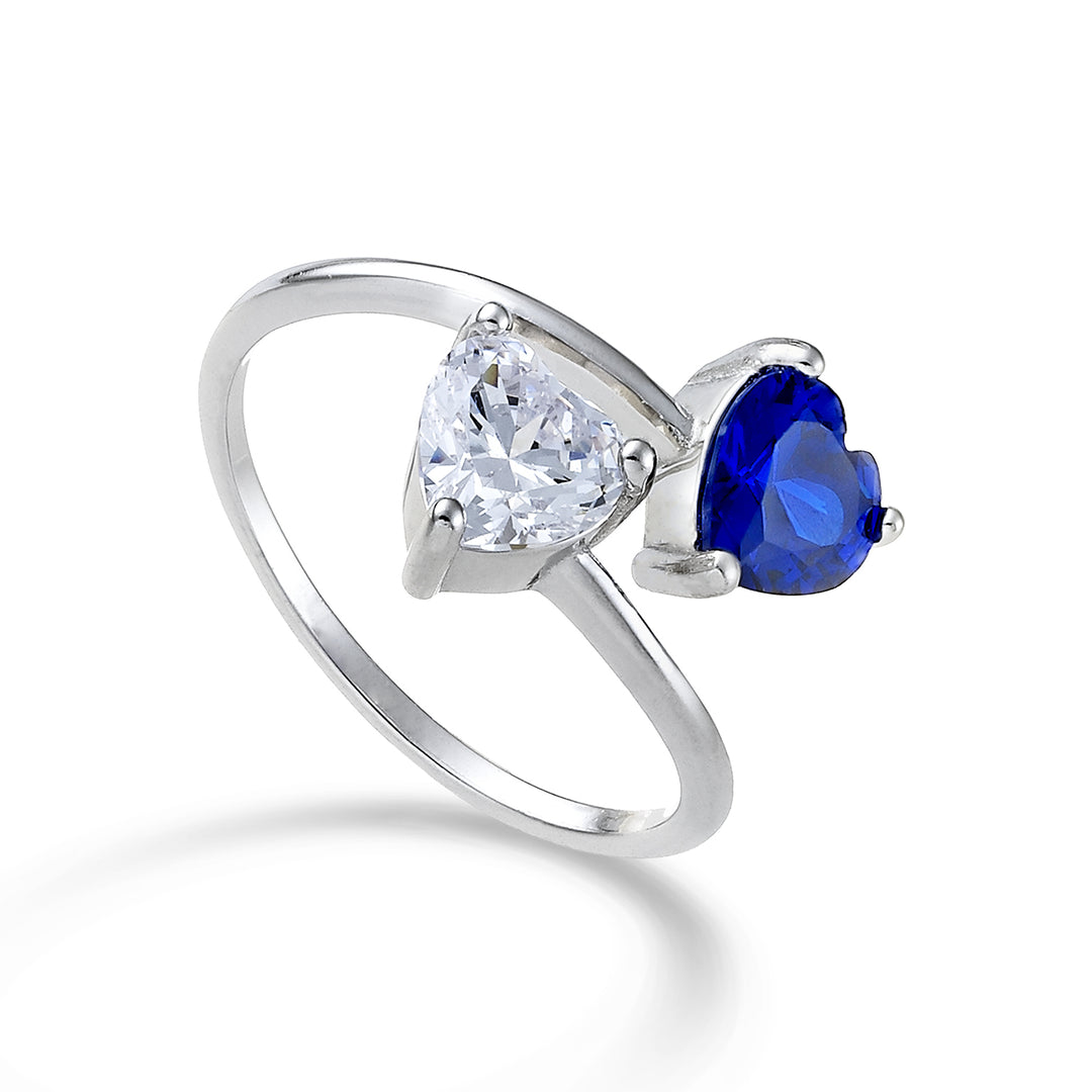 Nihama an ag925 gem swarovski white and blue NA7198A4BLU0000