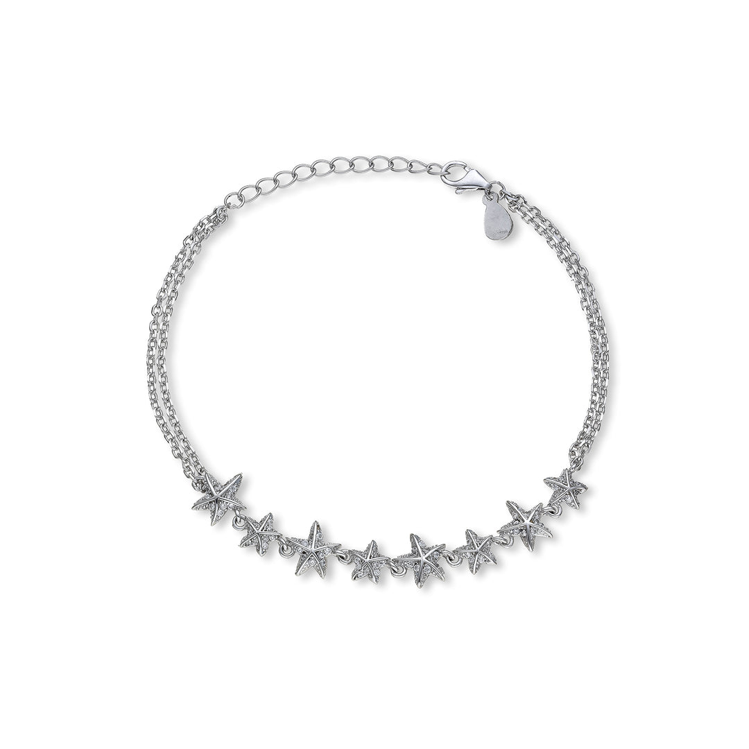 Mikiko br ag925 witte swarovski edelstenen MB7422A4BIANCO0