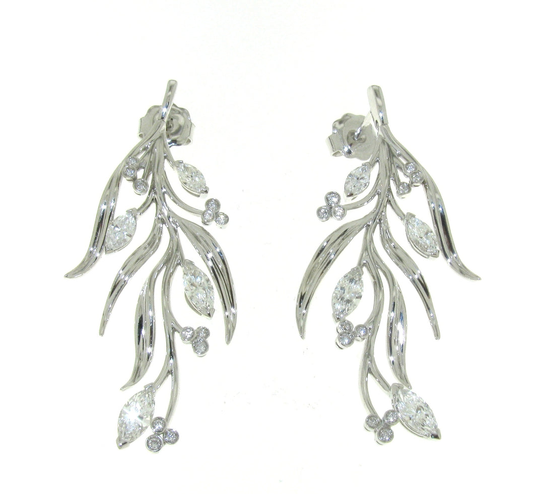 Golay platinum olive earring size 3 ORA15502-11245000013
