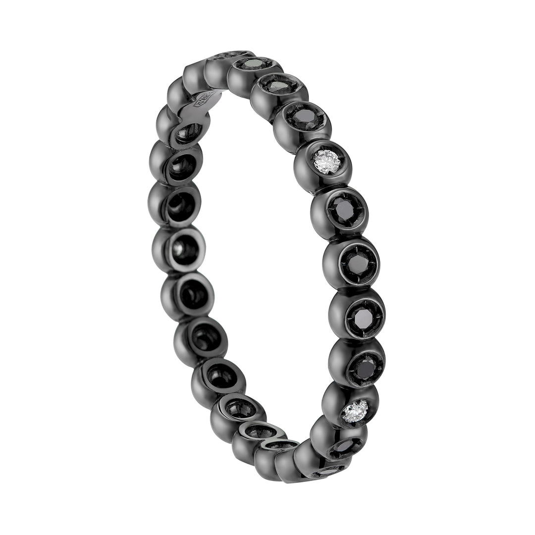 Nihama mit 18 Karat Durchmesser. ct.0,02 schwarz ct.0,16 NA5076O6BKDI018