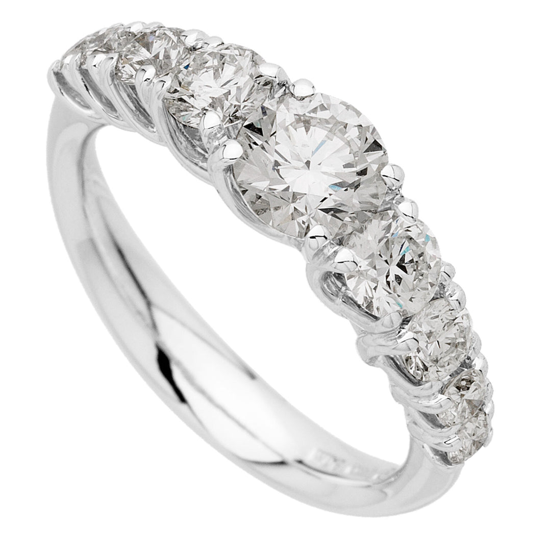 Golay grace riviera scalaire ring 9 stenen ct. totaal 1,00 ABTRE2214-21130110001