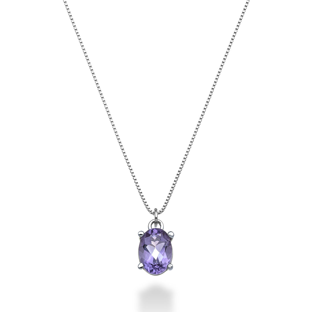 Nihama cl 18k ovaler Amethyst 7x5 ct.0,60 ND5141O4AMET