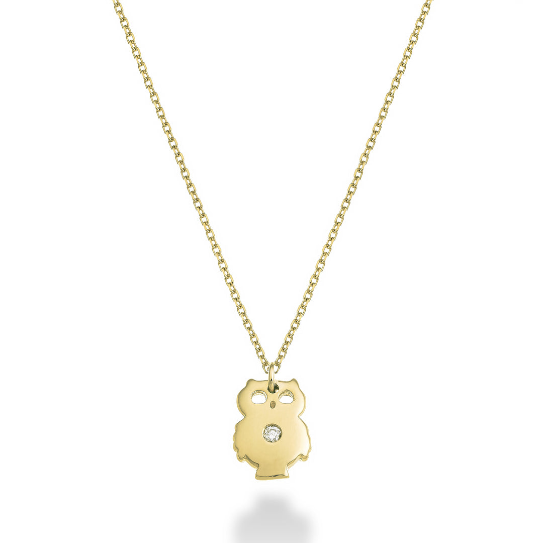 Mikiko cl 18k Eule 0,01 ct Gelbgold MD5132O1BR001