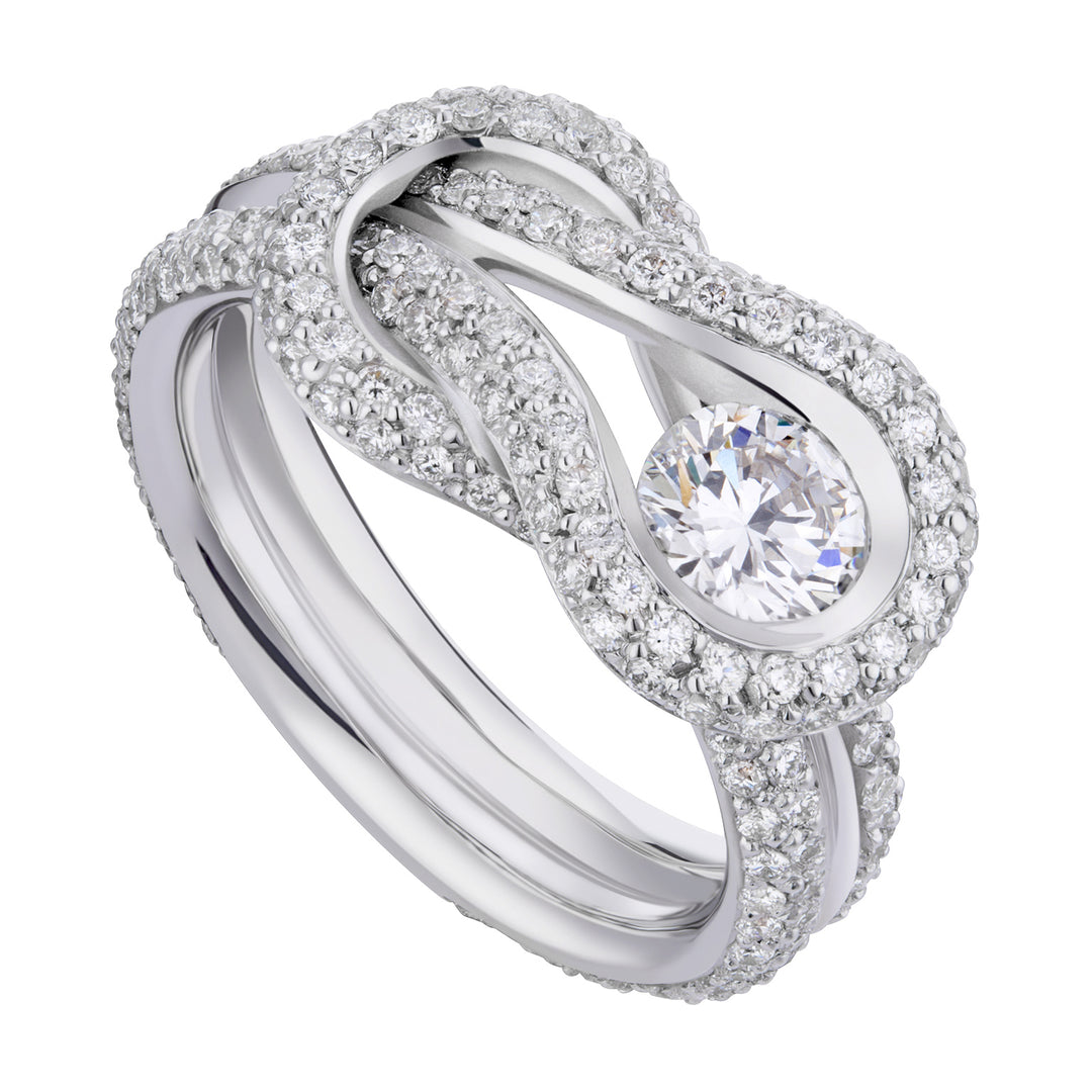 World Diamond Group ring fm encordia knoop pave&