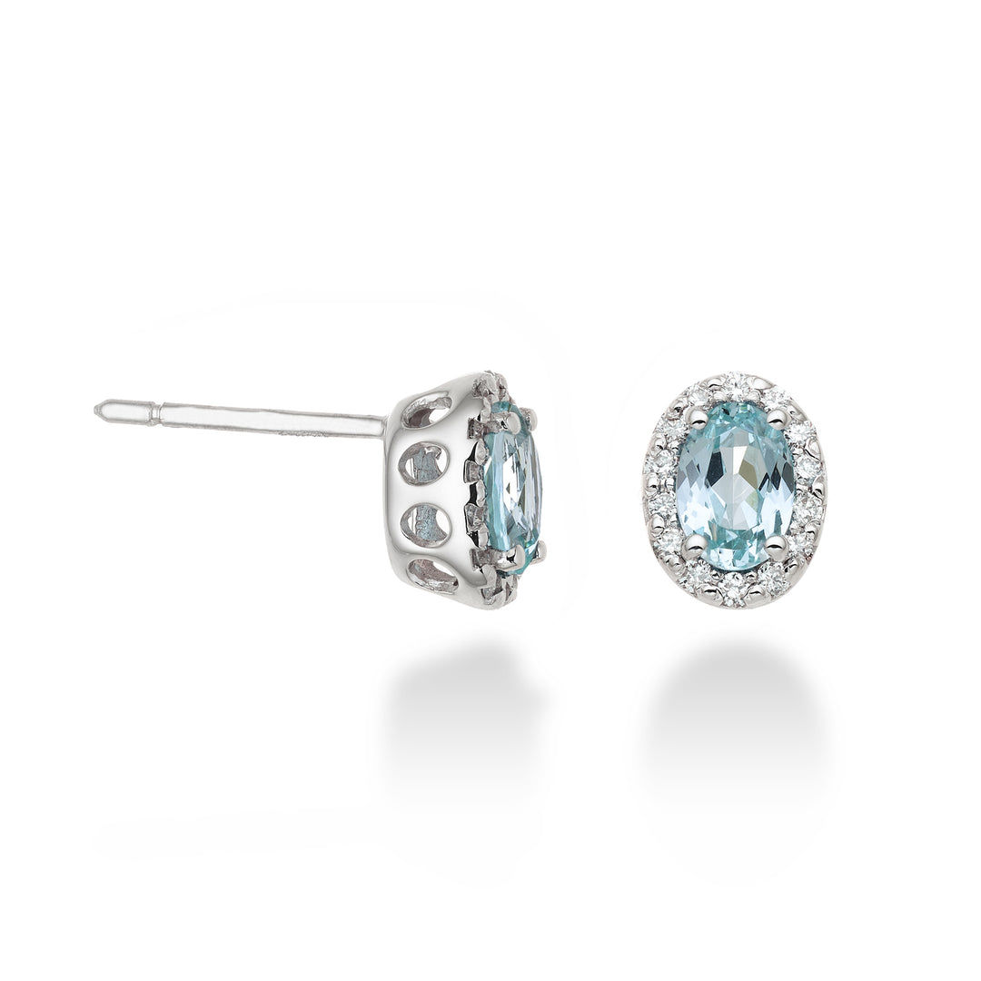 Nihama oder 18k Paraiba-Turmalin oval 6x4 ct.1,40 dia ct.0,18 NO5038O4PAR