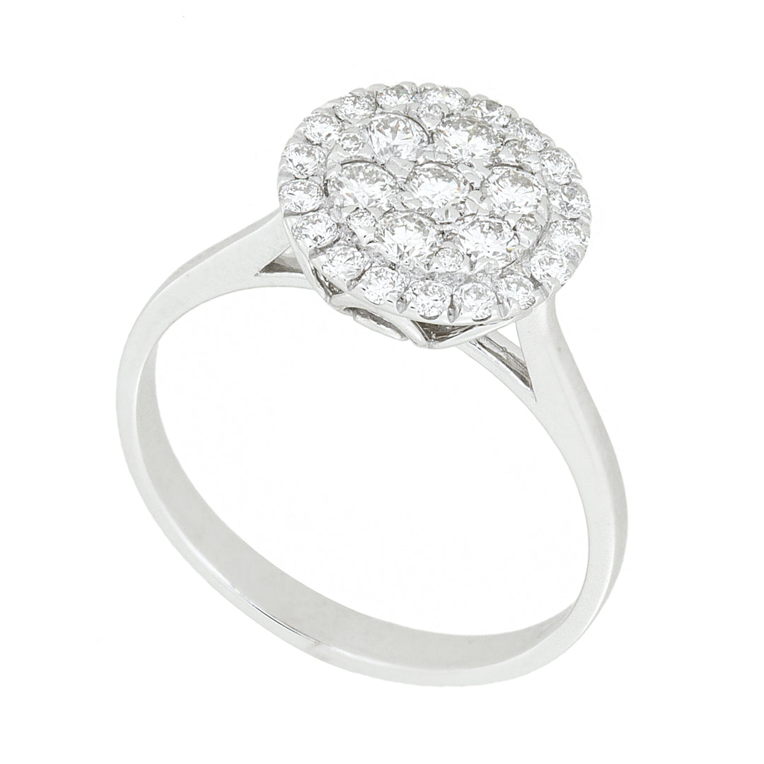 Golay round pave ring APV003DI4-24145110045