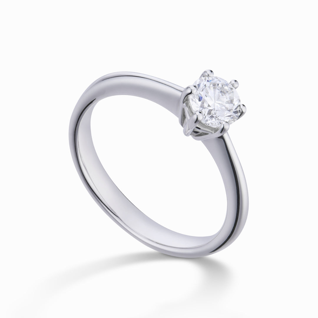 Golay solitaire ring 6 prongs AB1830-18311110233