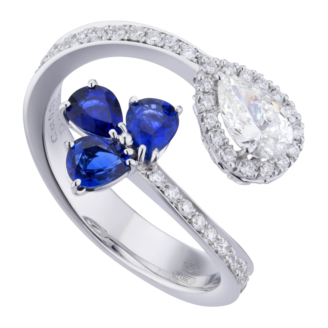 Golay-Diamant- und Saphirring APU349DIZB-19249110033