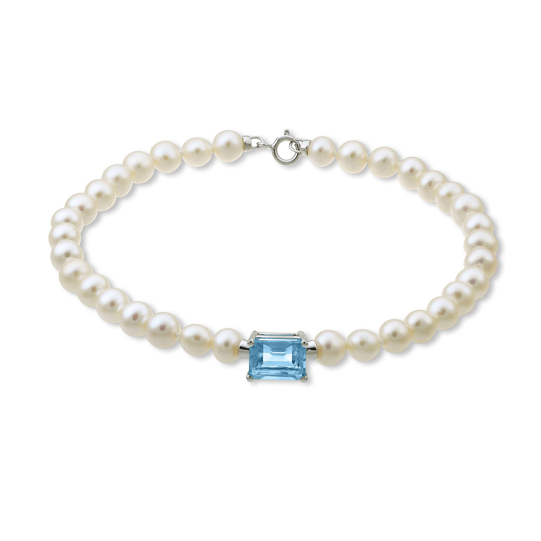 Mikiko br 18k fw 5,5/6 Schweizer Topas Okt. 6x8 ct.2,10 Federring MB1016O4TPSW50