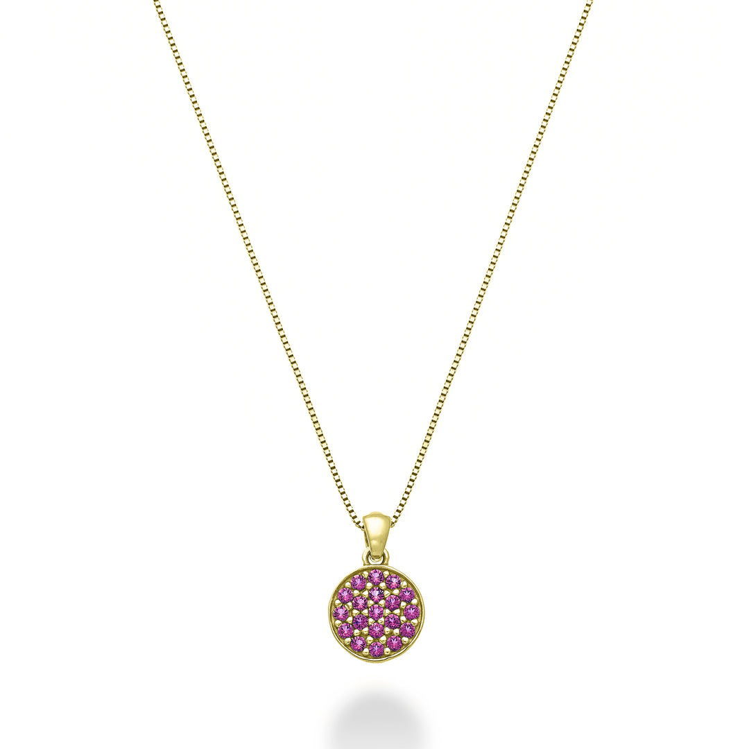 Mikiko cl 18k ronde robijnen 0,12 ct geelgoud MD5165O1RBR