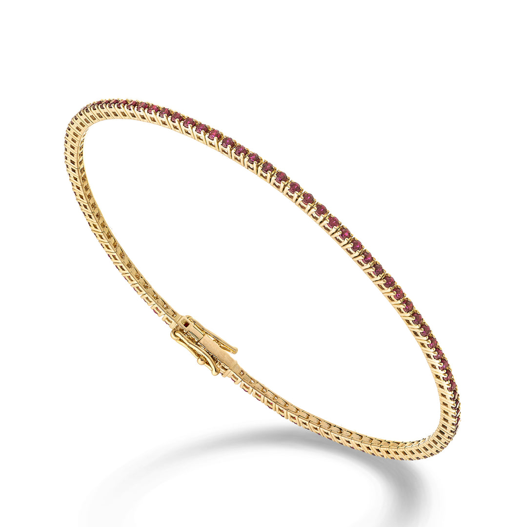 Golay br tennis 18k robijnen ct.1,20 cm.17,2 roségoud - 94 instellingen GBTF0011RBRO3