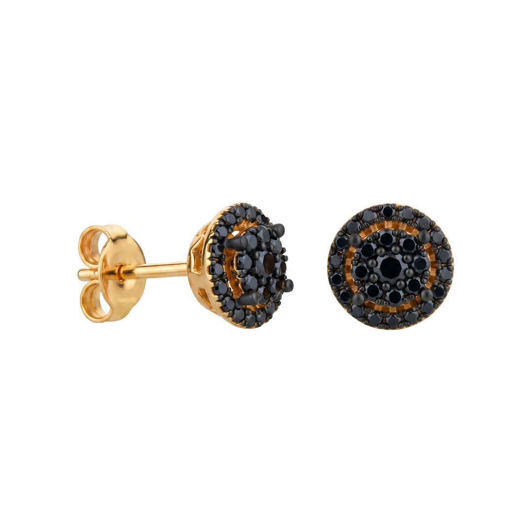 Golay-Ohrringe mit schwarzen Diamanten ct. 1.04 OCT014BK3