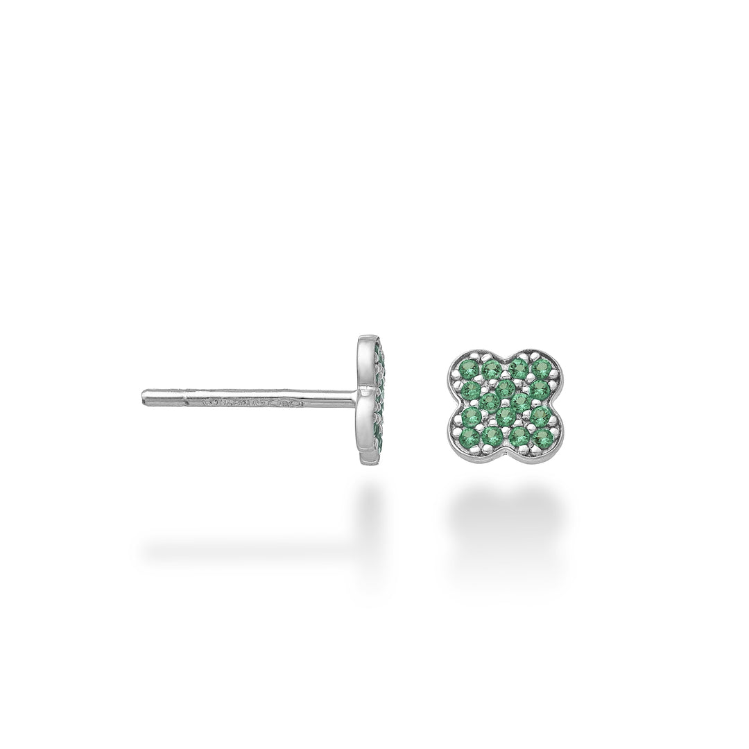 Mikiko or 18k emerald four-leaf clover 0.14 ct MO5145O4SMR