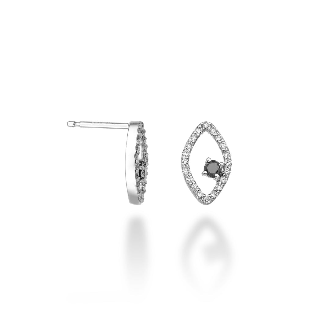 World Diamond Group oder 18 Karat „Eye“ schwarzer Diamant ct. 0,20 Dia ct. 0,30 GO5140O4BK050