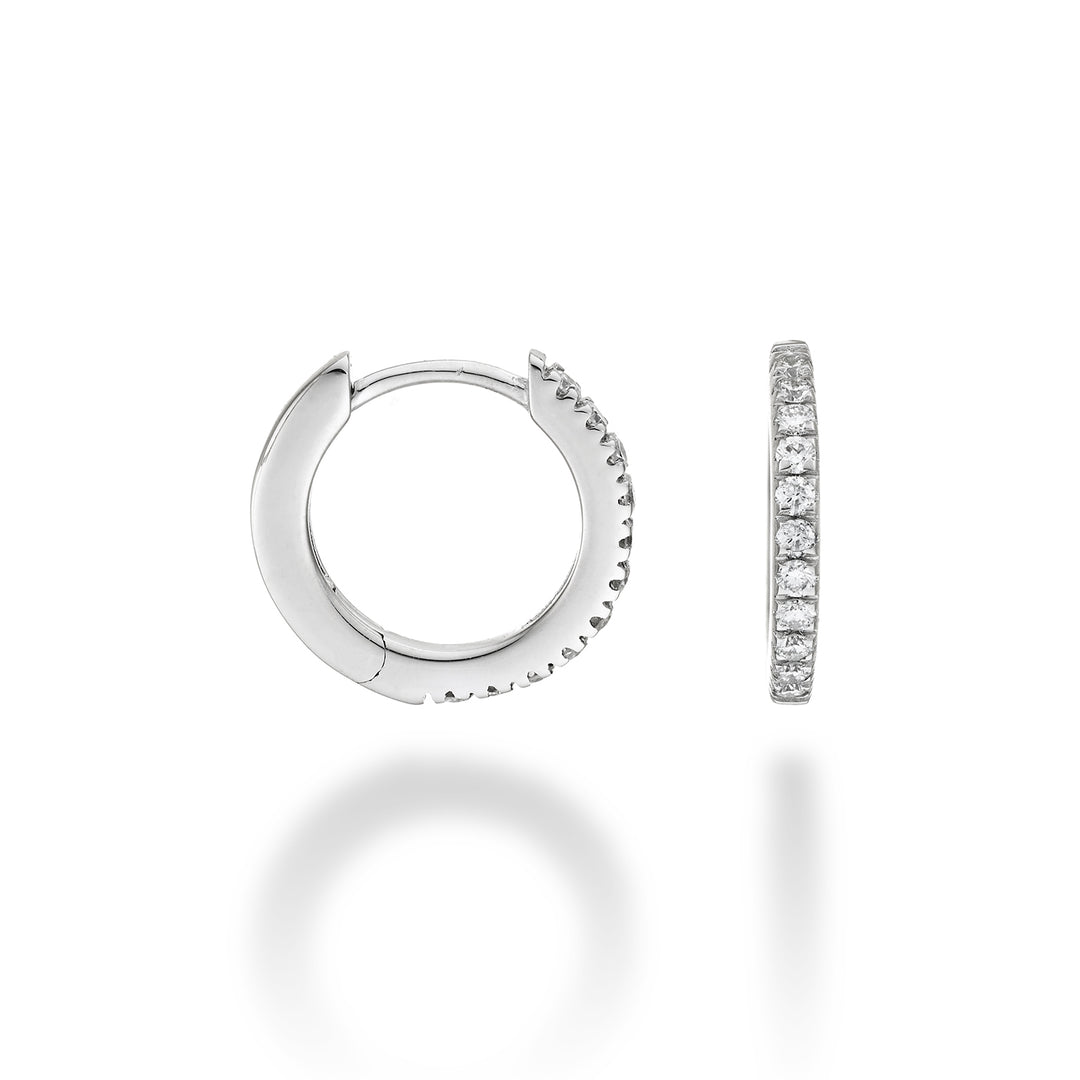 Mikiko oder 18 Kt. 0,22 Weißgold, Größe 3, Durchm. Ost. 13,5 mm MO5078O4BR022-3