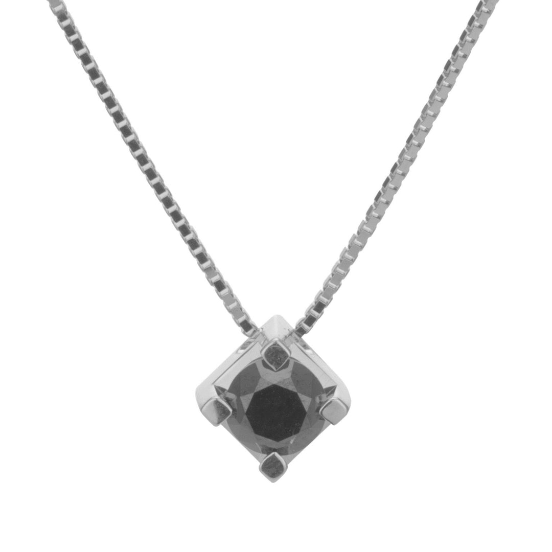 Golay necklace pendant light rhombus turned black 0.50ct GIM006RBK050