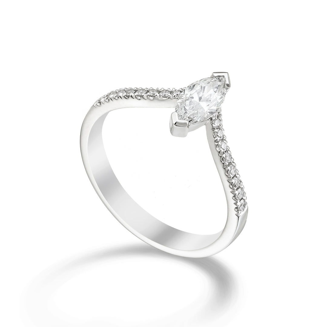 Golay ring solitaire diam marquise schacht incl. cen. 0,30 ct ASLCMQ003DI30-23348110046