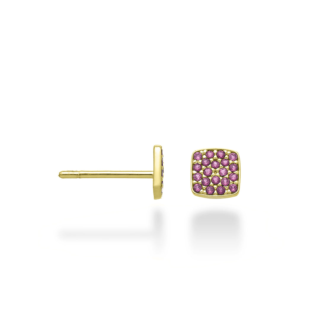 Mikiko or 18k ruby square 0.24 ct yellow gold MO5146O1RBR
