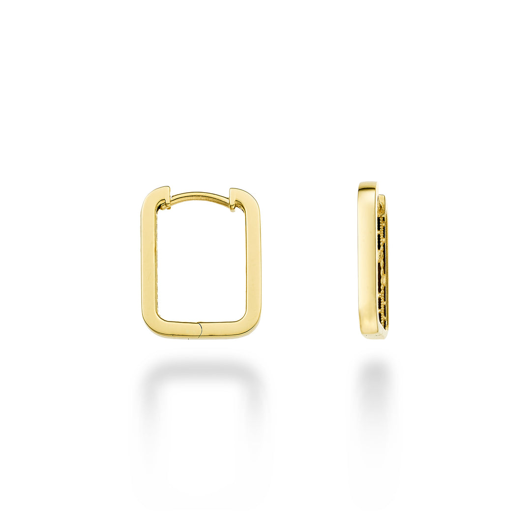 Mikiko or 18k yellow gold rectangular diam. int. 1.30x0.90 cm MO5102O1RETT
