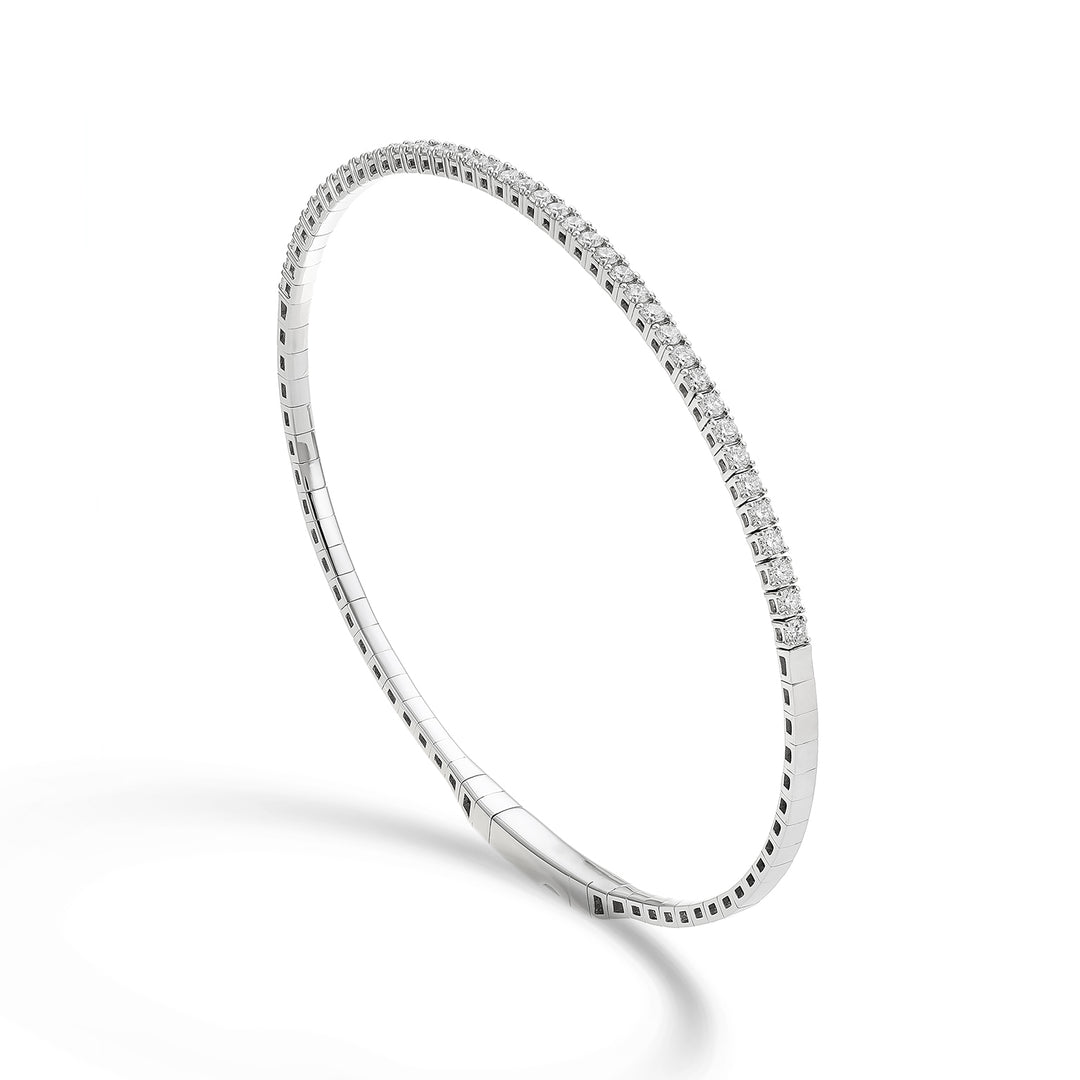 Golay br 18k tennis flex half turn diam. 0.80 ct white gold 17 cm GBFLEX001DIO4