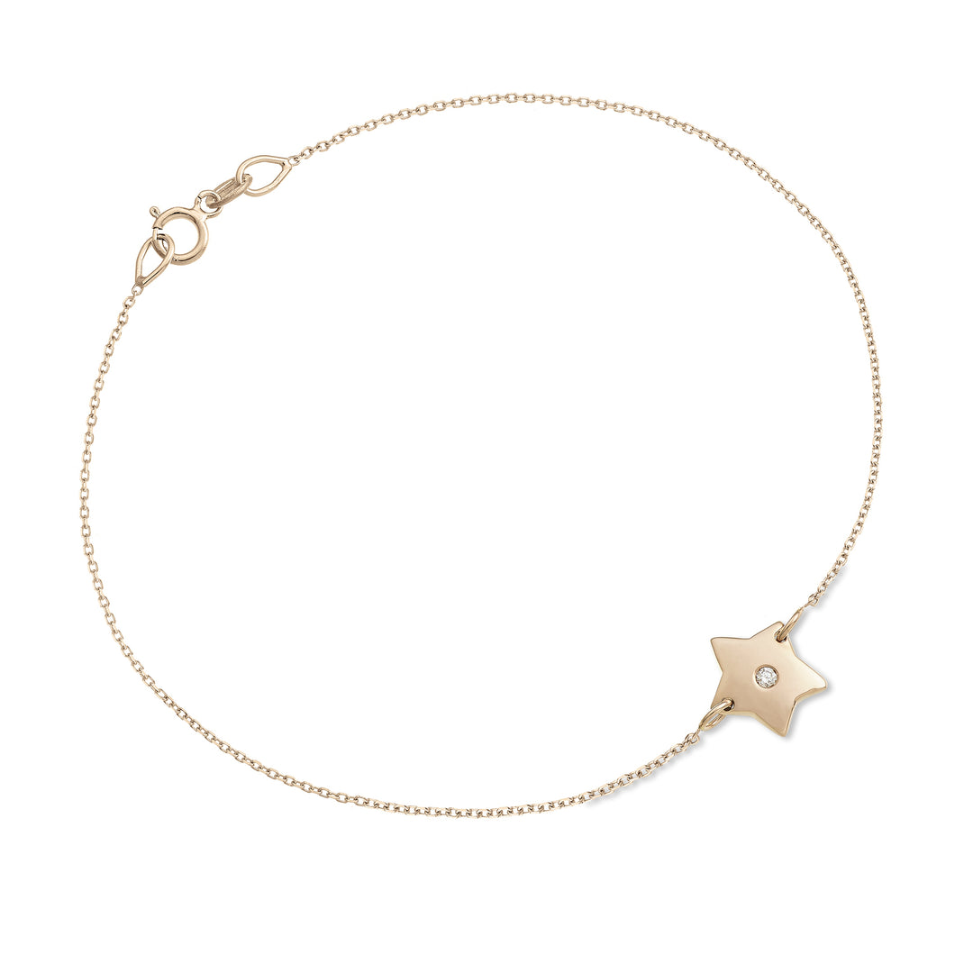 Mikiko br 18k ster 0,01 ct roségoud MB5040O3BR001