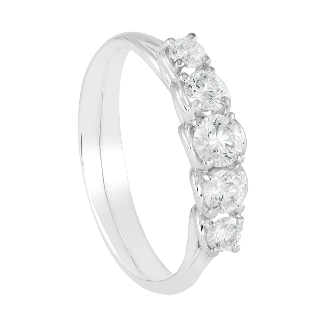 Golay Skalar-Riviera-Ring 5 unendliche Liebessteine AR5024070DI-17352110026