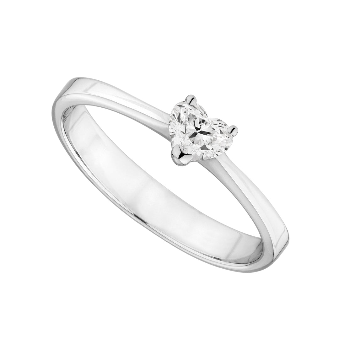 World Diamond Group solitaire ring heart cent. 0.20 ASC001DI2-19007110028