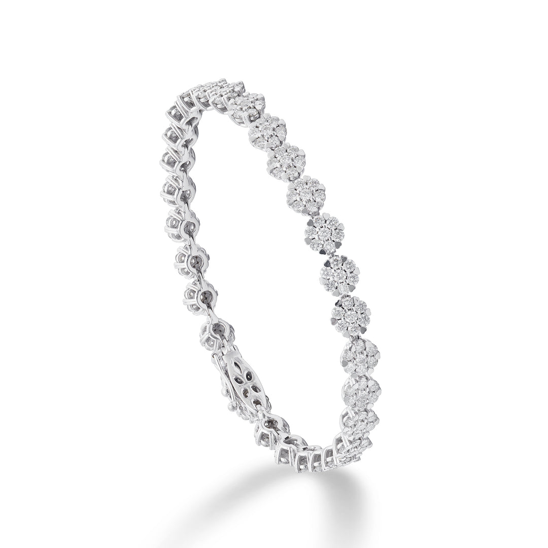 Golay-Tennisarmband mit mehreren Steinen und Diamanten BTCM001D350-22355110014