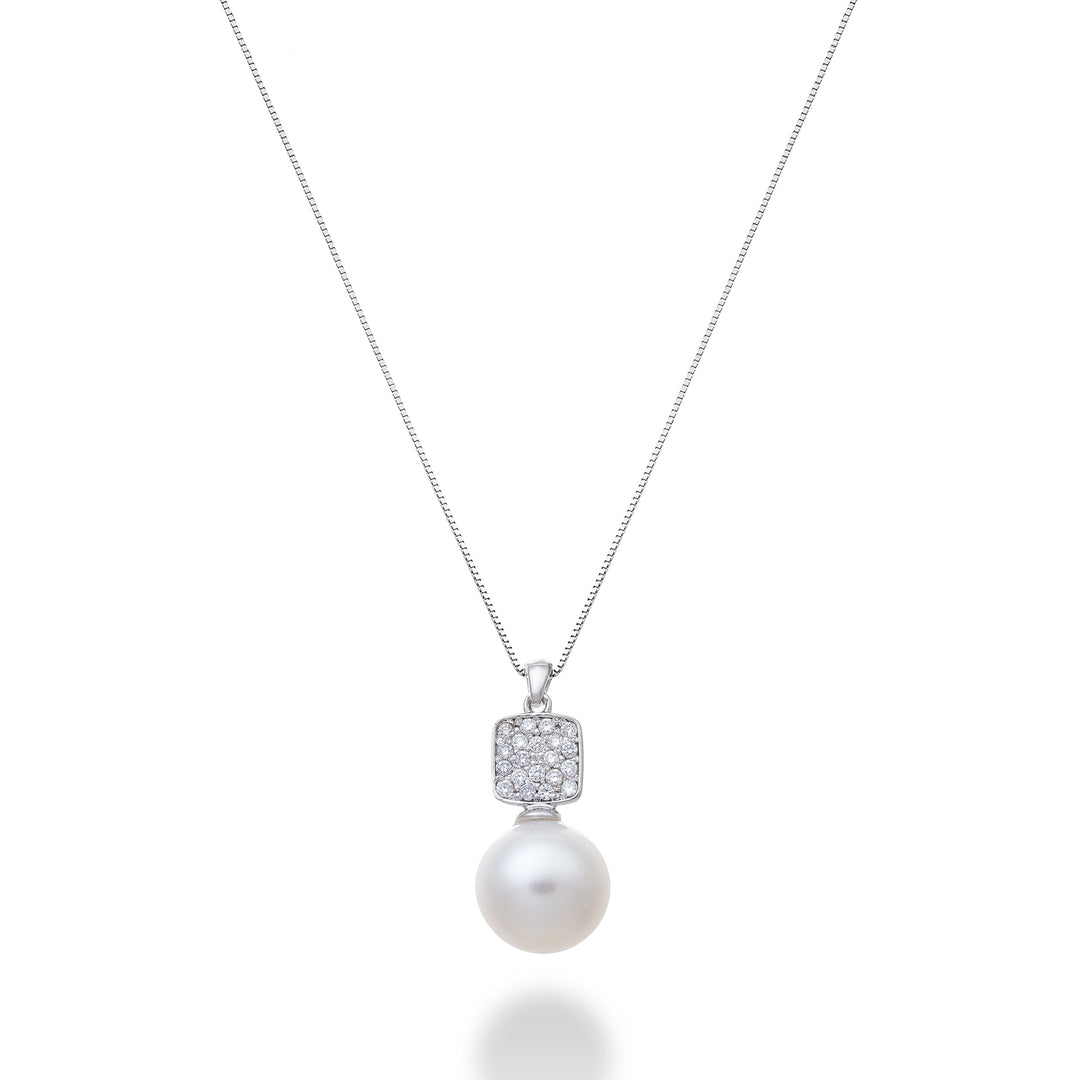 Nihama cl 18k vierkant fw 8/8,5 ct.0,12 ND1093O4FABI080