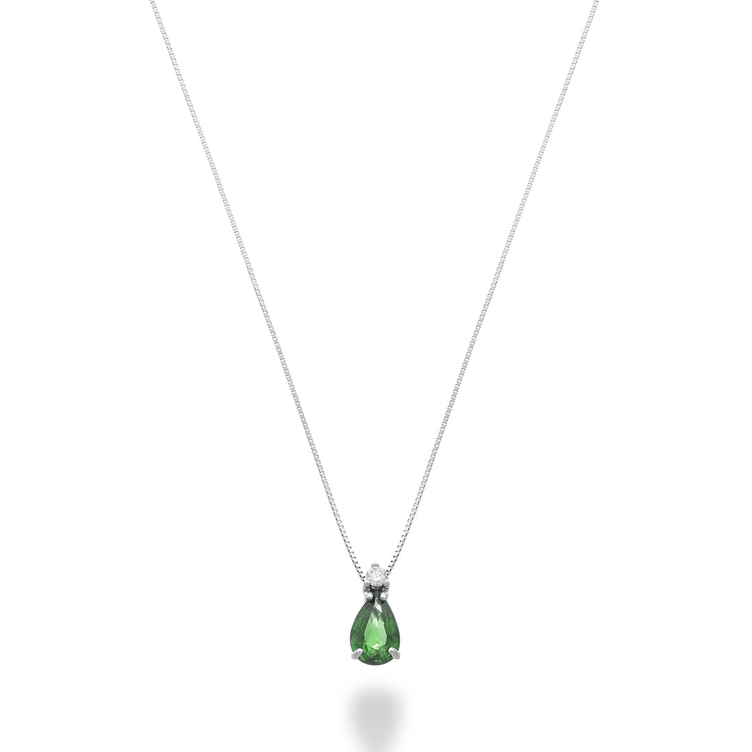 Nihama cl 9k emerald no. 6x4 drop with diamond ND5191R4SMN032