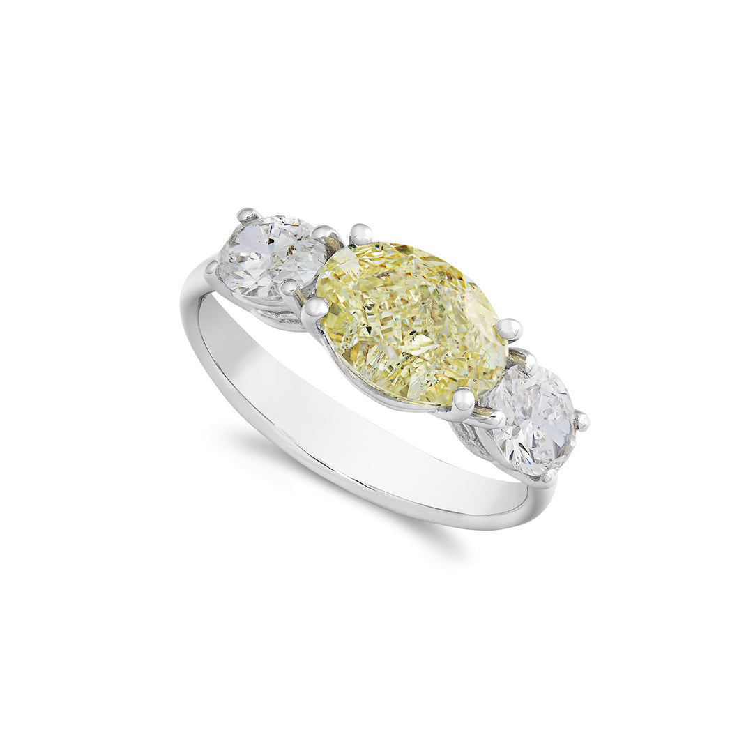 World Diamond Group Trilogie ovale Diamanten mit 2,51 ct ATRSOV004DIFY-22307110055