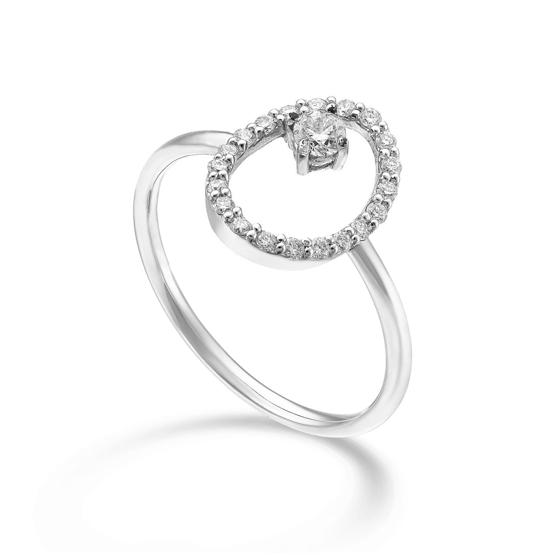 World Diamond Group, ein 18-karätiger „ovaler“ ct.0,23 GA5183O4BR023