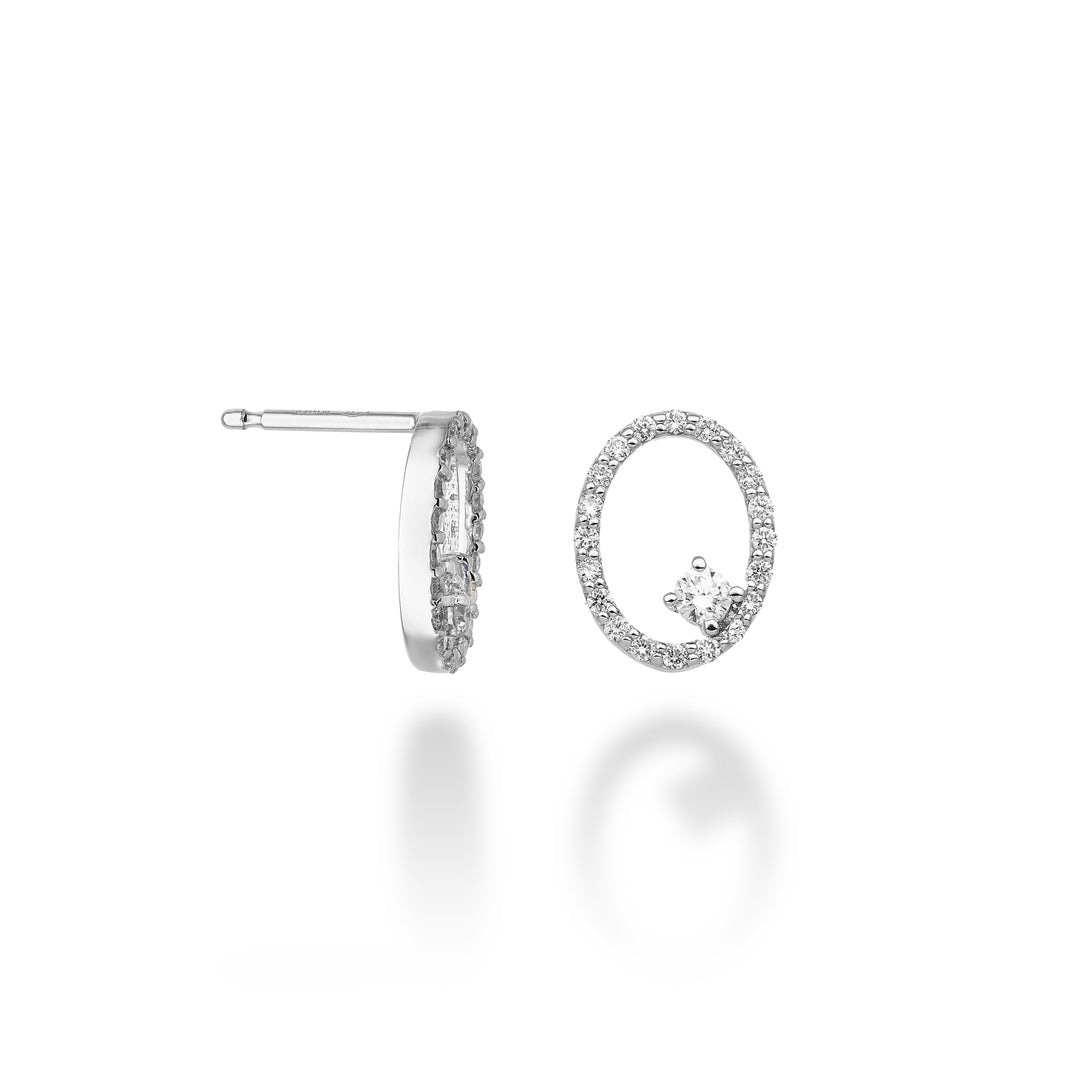 World Diamond Group or 18k ct.0.46 "oval" GO5137O4BR046