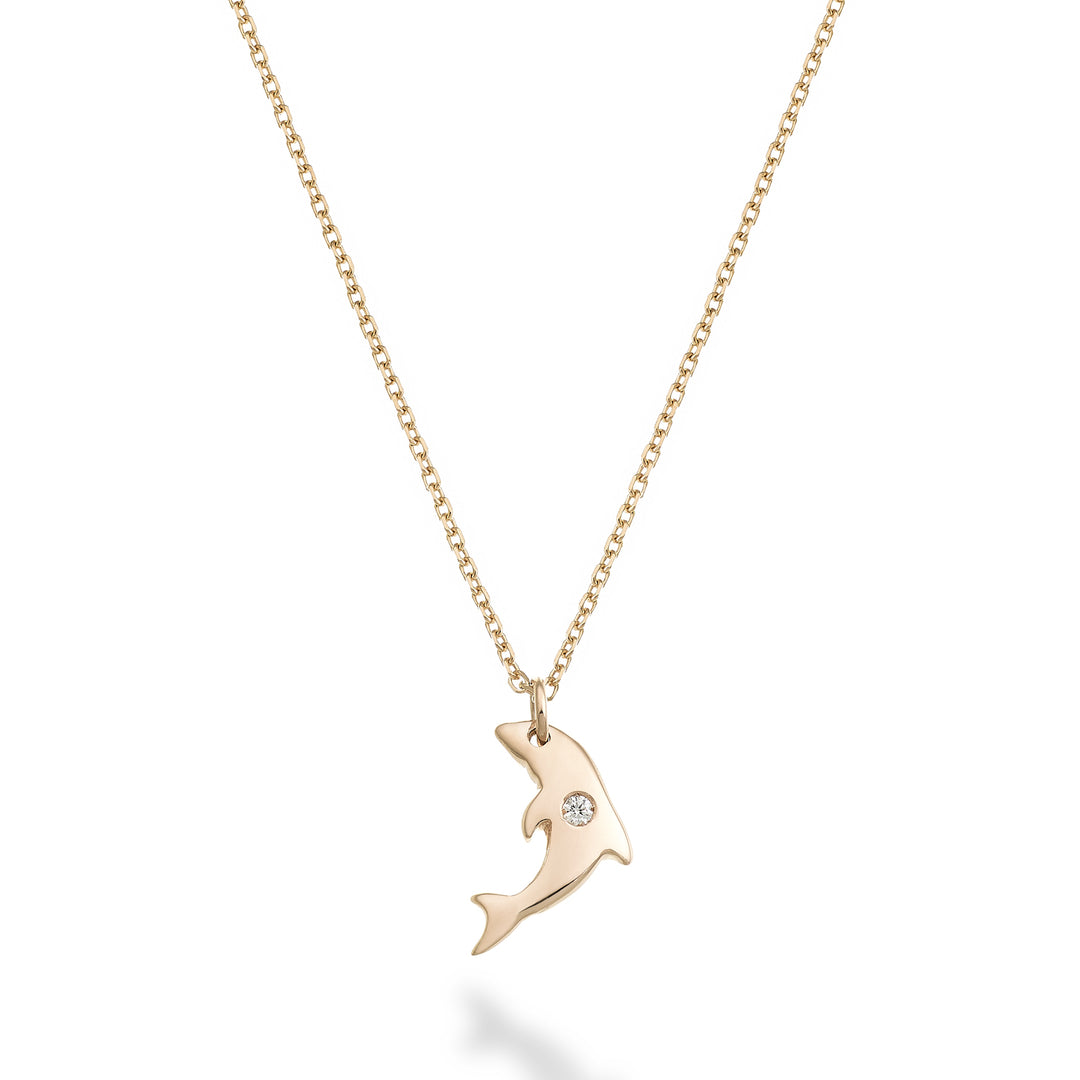 Mikiko cl 18k dolfijn 0,01 ct roségoud MD5136O3BR001