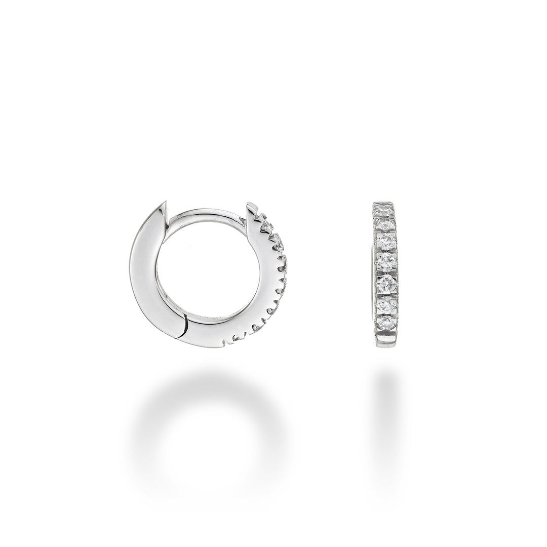 Mikiko oder 18 Kt. 0,16 Weißgold, Größe 1, Durchm. Ost. 10 mm MO5078O4BR016-1