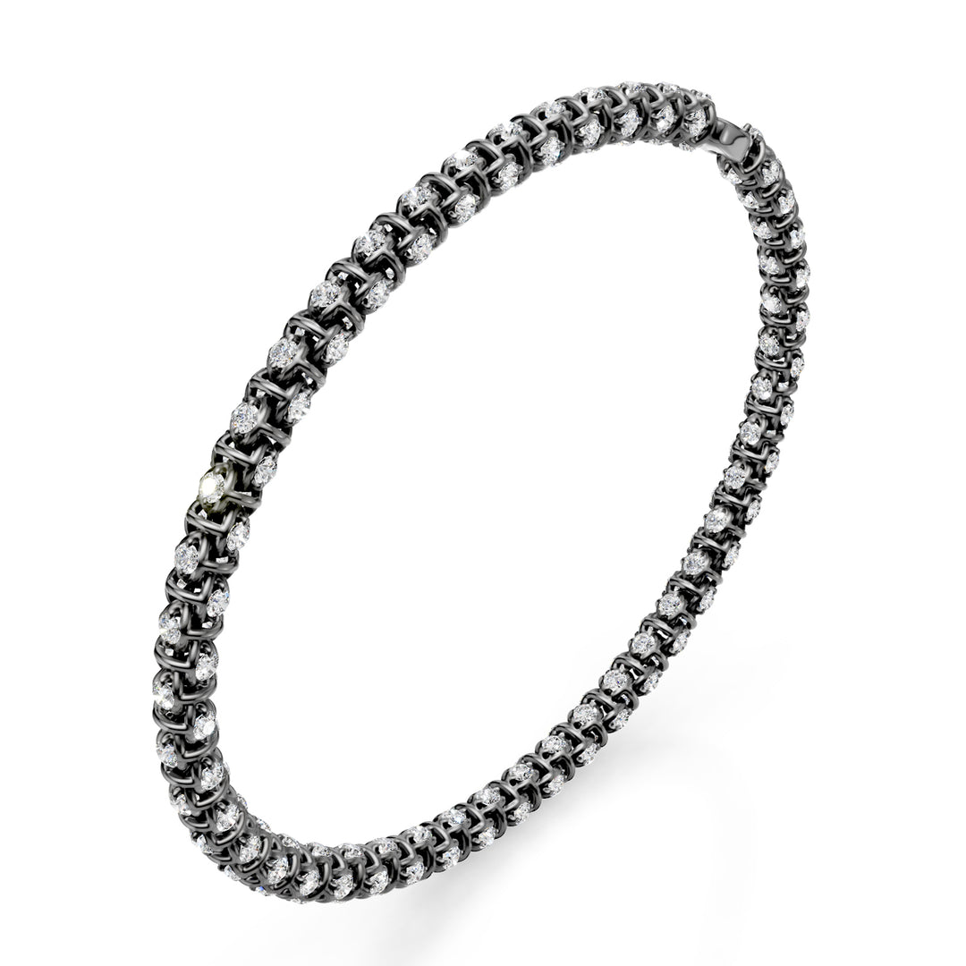 Golay soft mesh bracelet with diamonds 0.003 ct BD540D003N-190-25078110125