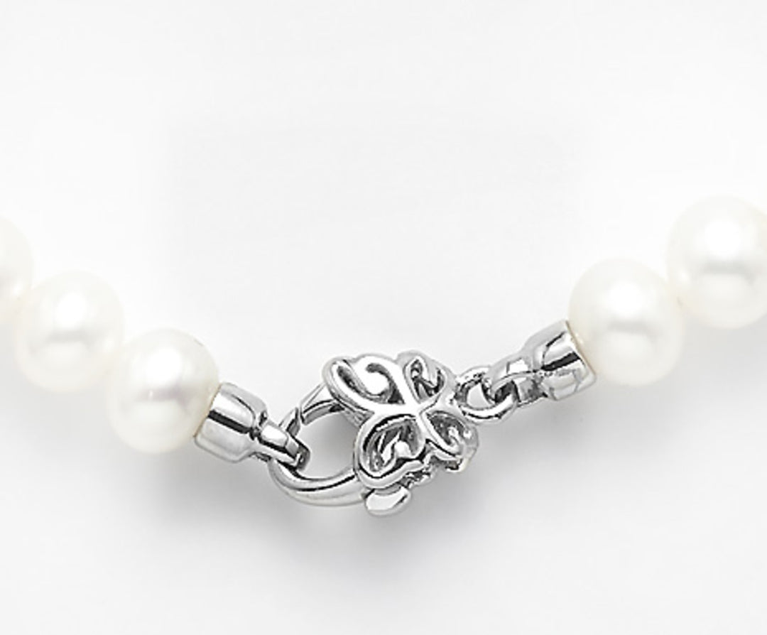 Nihama ch 18k kleine witte vlinder NH0321O40000000