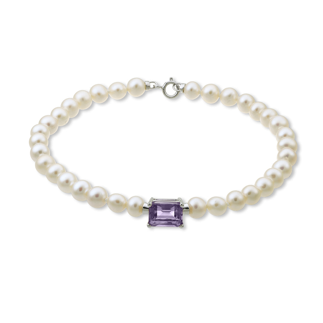 Mikiko br 18k fw 5-5,5 amethist okt. 6x8 ct.1,30 veerring MB1016O4AMET50