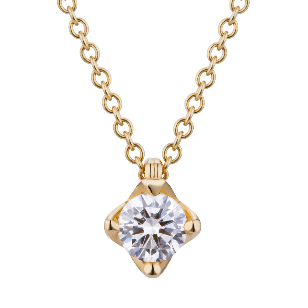 Golay light point choker 4 geelgouden tips PL011GWDI-17010110078