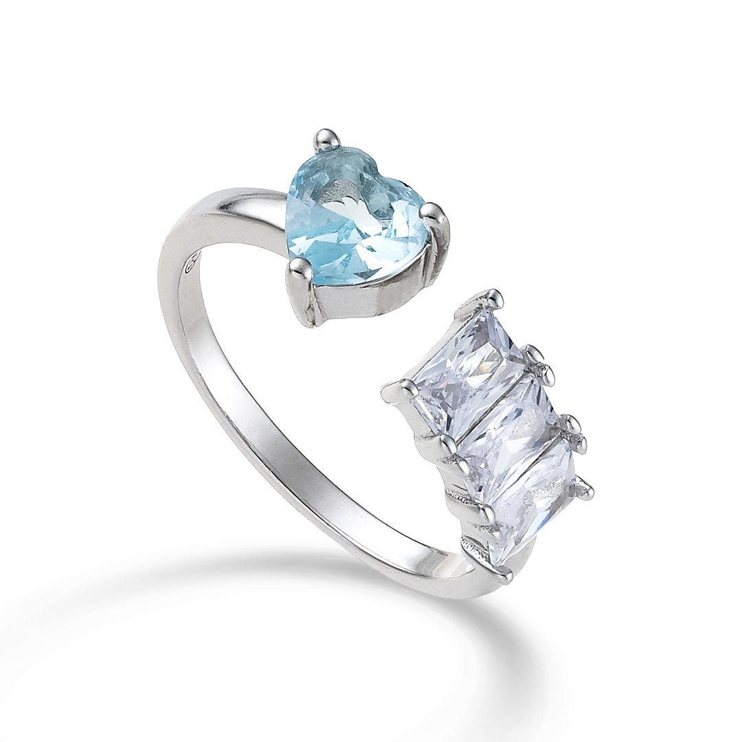 Nihama an ag925 gem swarovski white and light blue NA7196A4AZZURRO