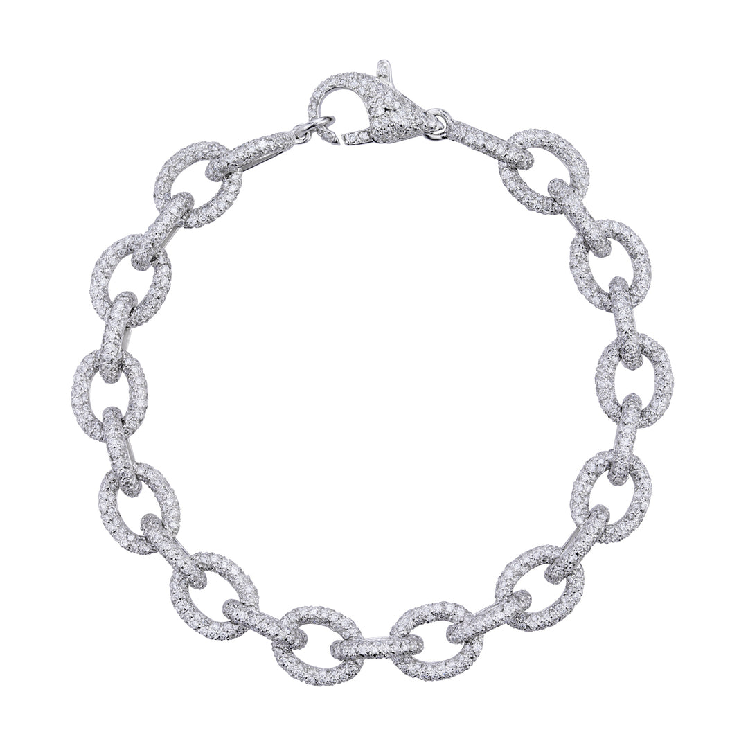 Golay groumette pavé roségouden armband BDBAB76411R-21020110016