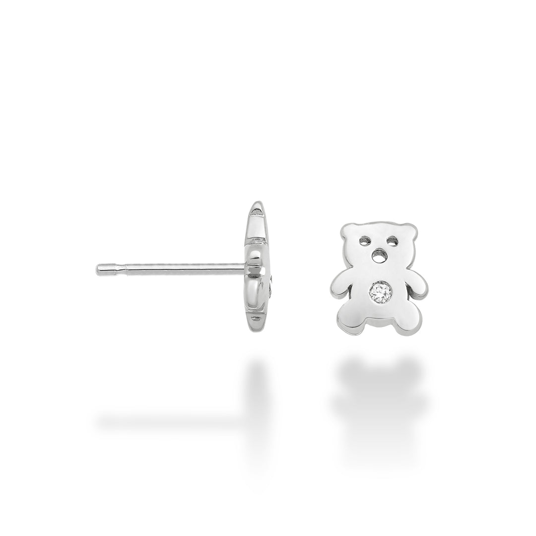 Mikiko oder 18 Karat Teddybär 0,02 ct Weißgold MO5110O4BR002