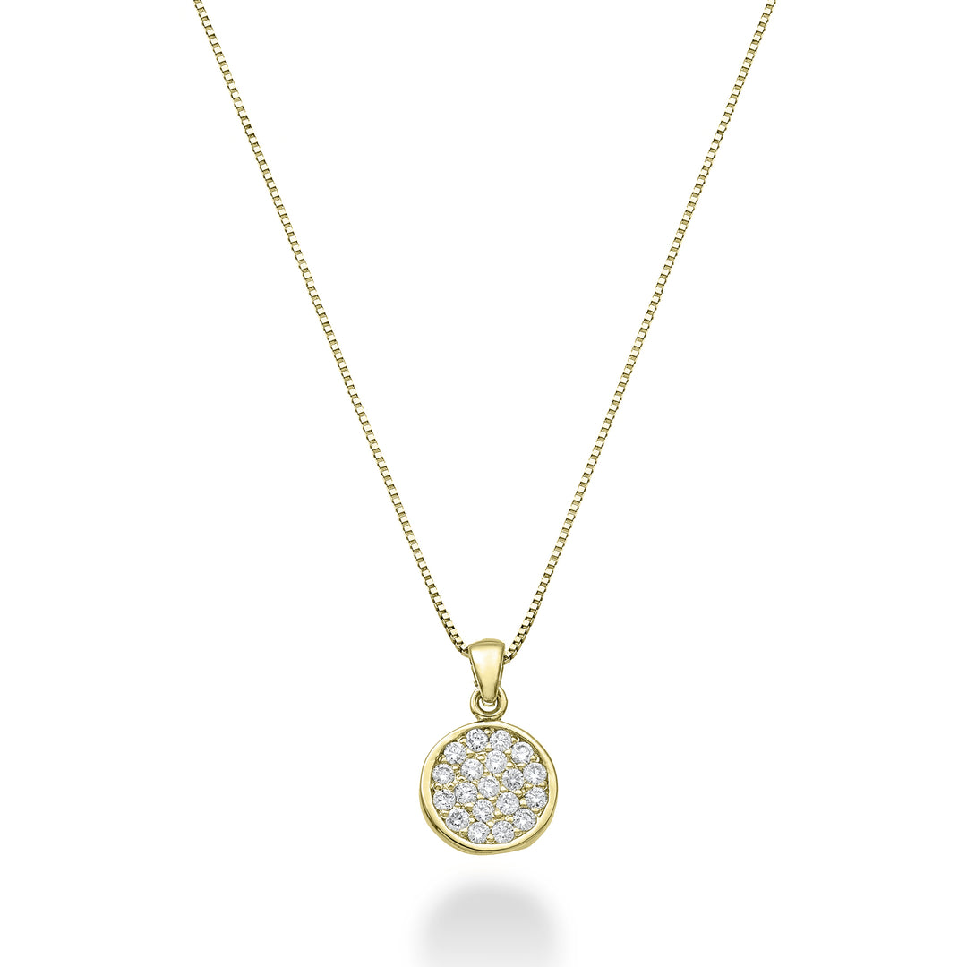 Nihama cl 18k rond 0,10 ct geelgoud ND5165O1BR010