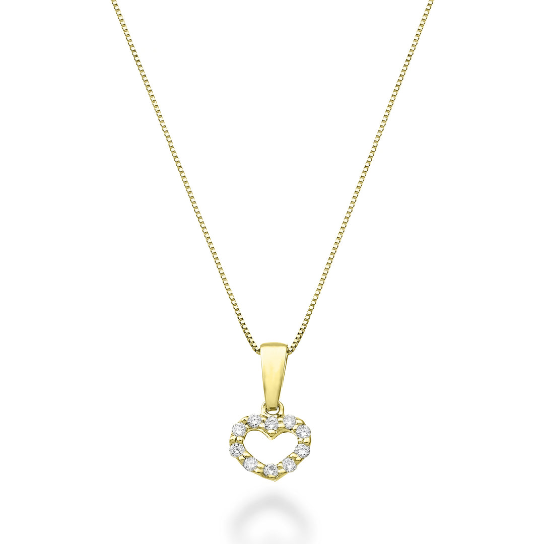 Nihama cl 18k ct.0,08 geelgoud ND5169O1BR008