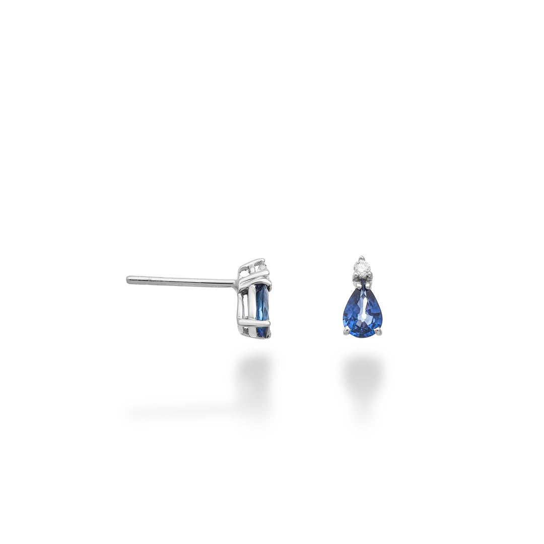 Nihama oder 18k Saphir Tropfen 6x4 und Diamant NO5170O4ZFD